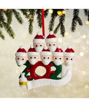 Survived Family of 7 Ornament 2020 Christmas Tree Hanging Ornament-Christmas Holiday Decorations - DIY Personalized Xmas Hand...