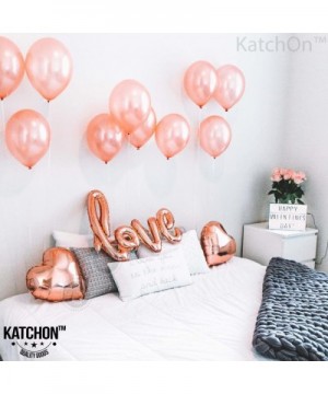 Love Balloons Decorations- Rose Gold - Large- Pack of 13 - Beautiful Rose Gold Love Balloon for Valentines-Day Party Supplies...