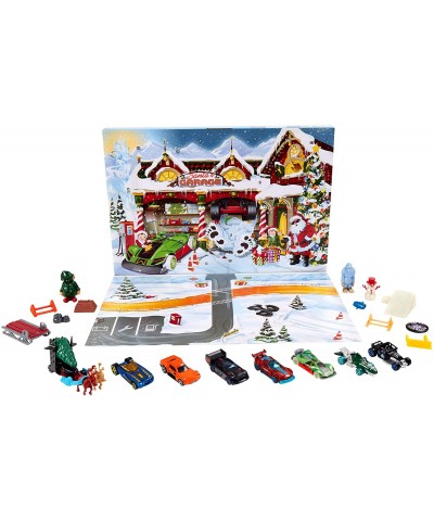 Advent Calendar 24 Day Holiday Surprises with Cars and Accessories Ages 3 and Older - CN18Z06IQH3 $14.53 Advent Calendars