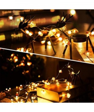 Christmas String Lights- 7.4ft Acorn String Lights with 20 LED Bulbs for Wedding- Birthday- Home Decor - Xmas Decorations - C...