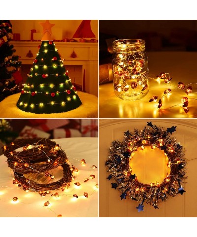 Christmas String Lights- 7.4ft Acorn String Lights with 20 LED Bulbs for Wedding- Birthday- Home Decor - Xmas Decorations - C...