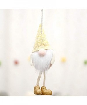 Swedish Gnome Christmas- Santa Handmade Gnome Plush Doll Hanging Pendant Ornaments Scandinavia Elf Decoration for Home Holida...