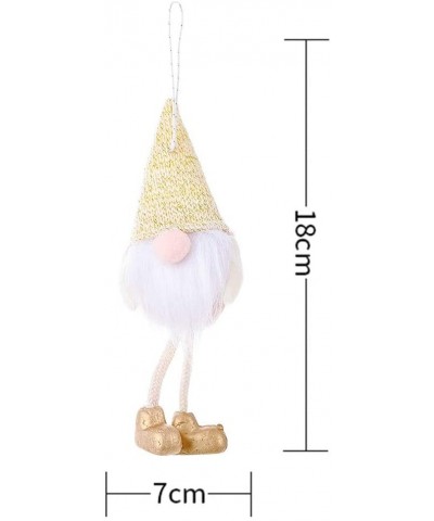 Swedish Gnome Christmas- Santa Handmade Gnome Plush Doll Hanging Pendant Ornaments Scandinavia Elf Decoration for Home Holida...