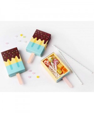 3D Cartoon Gift Boxes Cute Candy Box Popsicle Design- Party Favor& Mini Goody Bags& Paper Goody Boxes for Kids- Children- Fri...