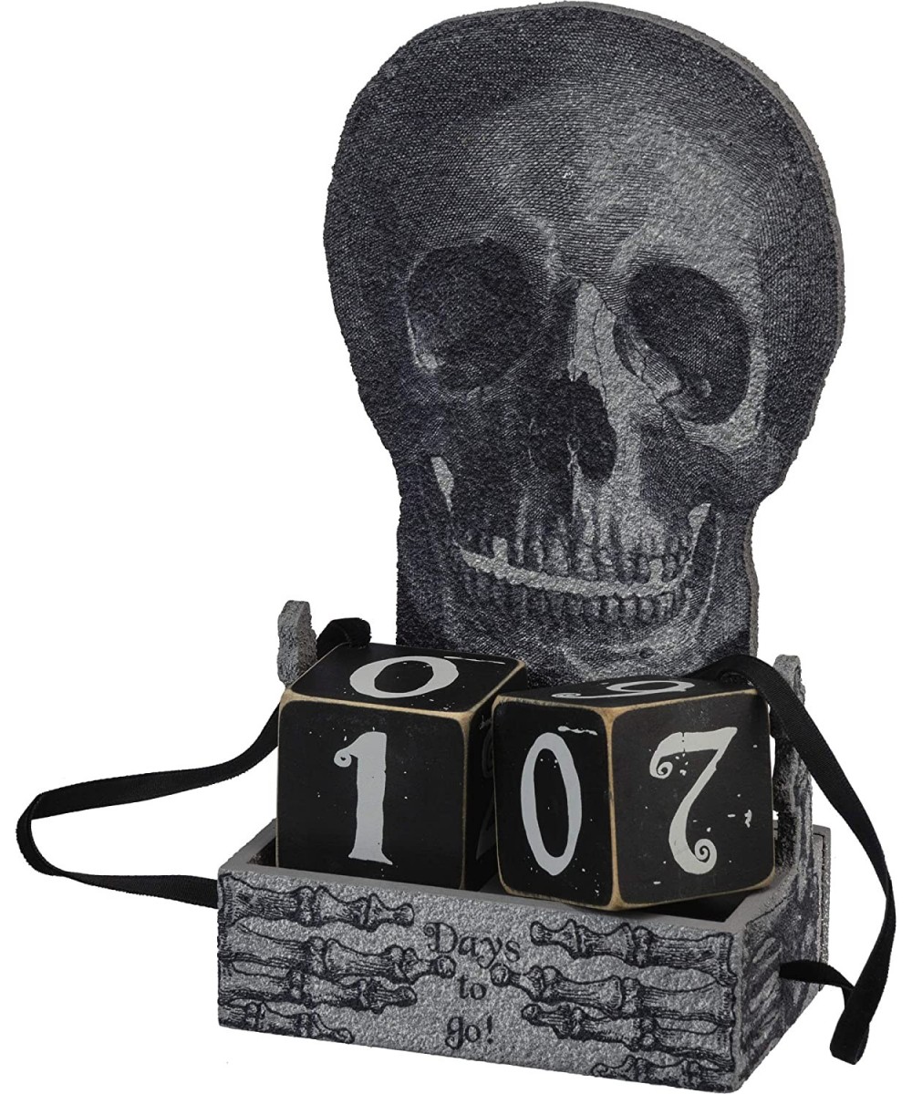 Halloween Skull Countdown Block - Days to Go - Skeleton - CN18XDSW223 $13.22 Advent Calendars