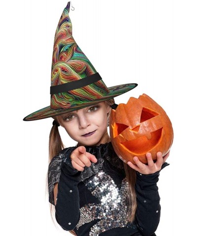 Dream About Fluorescent Leader Wolf Halloween Decorations Witch Hat Lights Glowing for Home Party Yard Outdoor Garden Tree - ...
