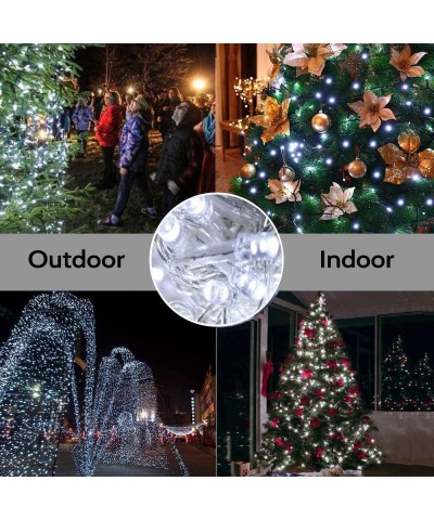 Christmas String Lights- 220 LED Indoor/Outdoor Waterproof 8 Modes 25m/82ft Fairy Twinkle Lights End-to-End Plug in- for Chri...