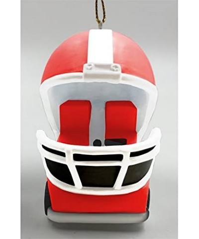 NCAA Vintage Field Cart Team Ornaments - Red/Black/White - CW18DCYZX5H $9.49 Ornaments