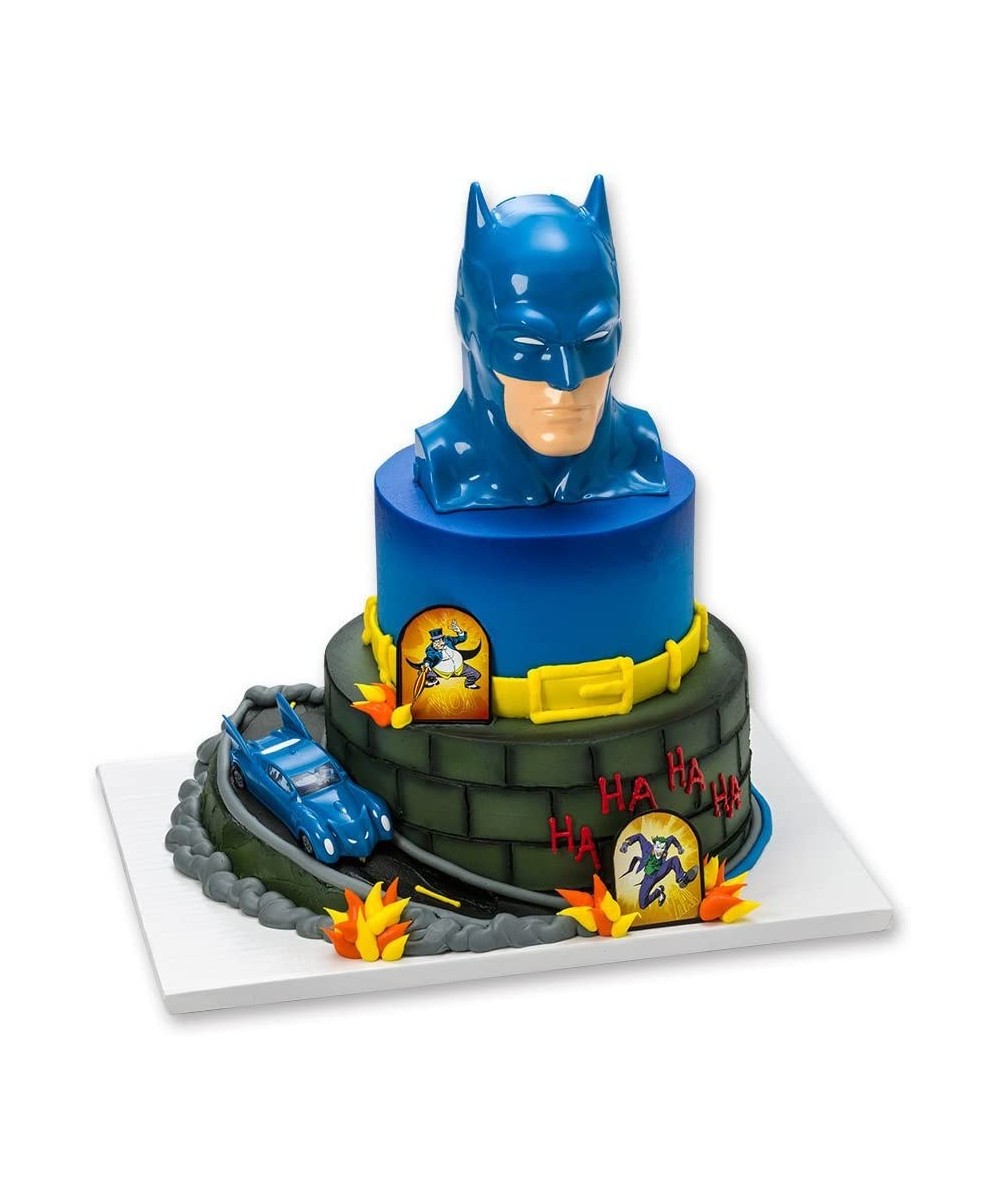 Batman To the Rescue Cake Topper Decorating Set - CB12BS2J9C5 $12.79 Cake & Cupcake Toppers