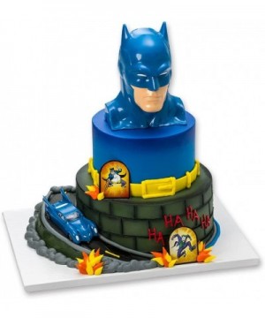 Batman To the Rescue Cake Topper Decorating Set - CB12BS2J9C5 $12.79 Cake & Cupcake Toppers