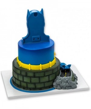 Batman To the Rescue Cake Topper Decorating Set - CB12BS2J9C5 $12.79 Cake & Cupcake Toppers