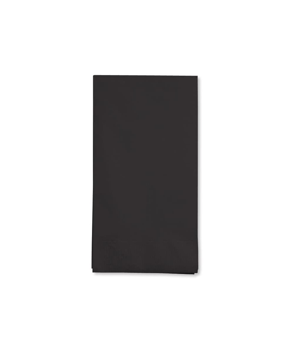 16-Count Touch of Color 3-Ply Paper Guest Napkins- Black Velvet - Black Velvet - CT112HRORFP $5.71 Tableware