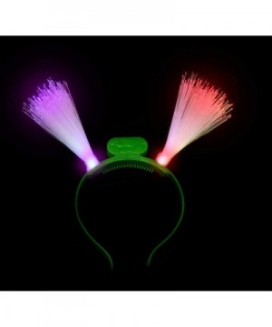 12 Packs - LED Head Boppers - Light Up Fiber Optic Headbands - Assorted - CK1108J0D9X $10.58 Outdoor String Lights