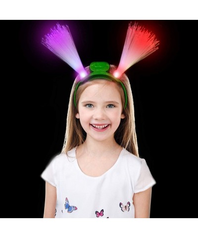 12 Packs - LED Head Boppers - Light Up Fiber Optic Headbands - Assorted - CK1108J0D9X $10.58 Outdoor String Lights