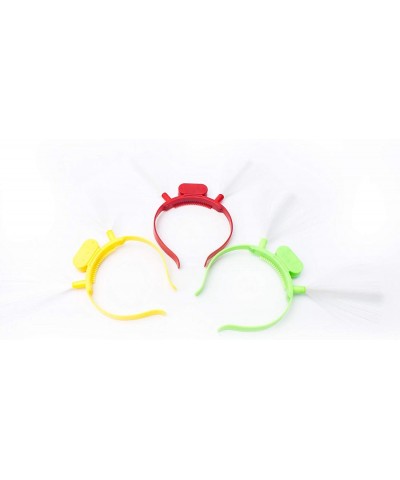 12 Packs - LED Head Boppers - Light Up Fiber Optic Headbands - Assorted - CK1108J0D9X $10.58 Outdoor String Lights