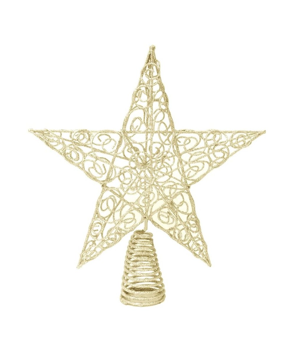 Star Treetop- 10-Inch Gold - C81159ZHQ05 $9.37 Tree Toppers