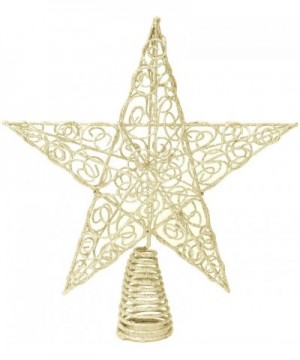 Star Treetop- 10-Inch Gold - C81159ZHQ05 $9.37 Tree Toppers