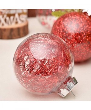 6cm/2.36" 30pcs Christmas Tree Baubles Shatterproof Plastic Christmas Ball Ornament Tree Pendants Holiday Party Festival Deco...