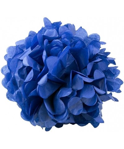 Set of 6 - Royal Blue 8" - (6 Pack) Tissue Pom Poms Flower Party Decorations for Weddings- Birthday- Bridal- Baby Showers- Nu...