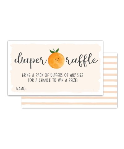 50 Little Cutie Diaper Raffle Tickets for Baby Shower - Invitation Inserts - Gender Neutral - C919EE2R4M5 $5.37 Invitations