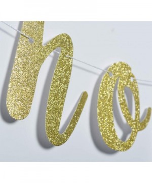 Hip Hop Hooray Gold Glitter Banner Birthday- Play Room- Housewarming-Easter-Springtime Decor- Gallery Wall- Photo Prop (Gold)...