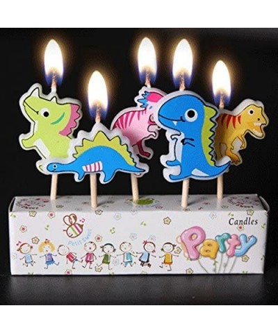 Birthday Candles Kids Child Boys Girls Cute Cartoon Animals Novel Candles Cake Cupcake Candles-dinosaur - Dinosaur - CE12BZ04...