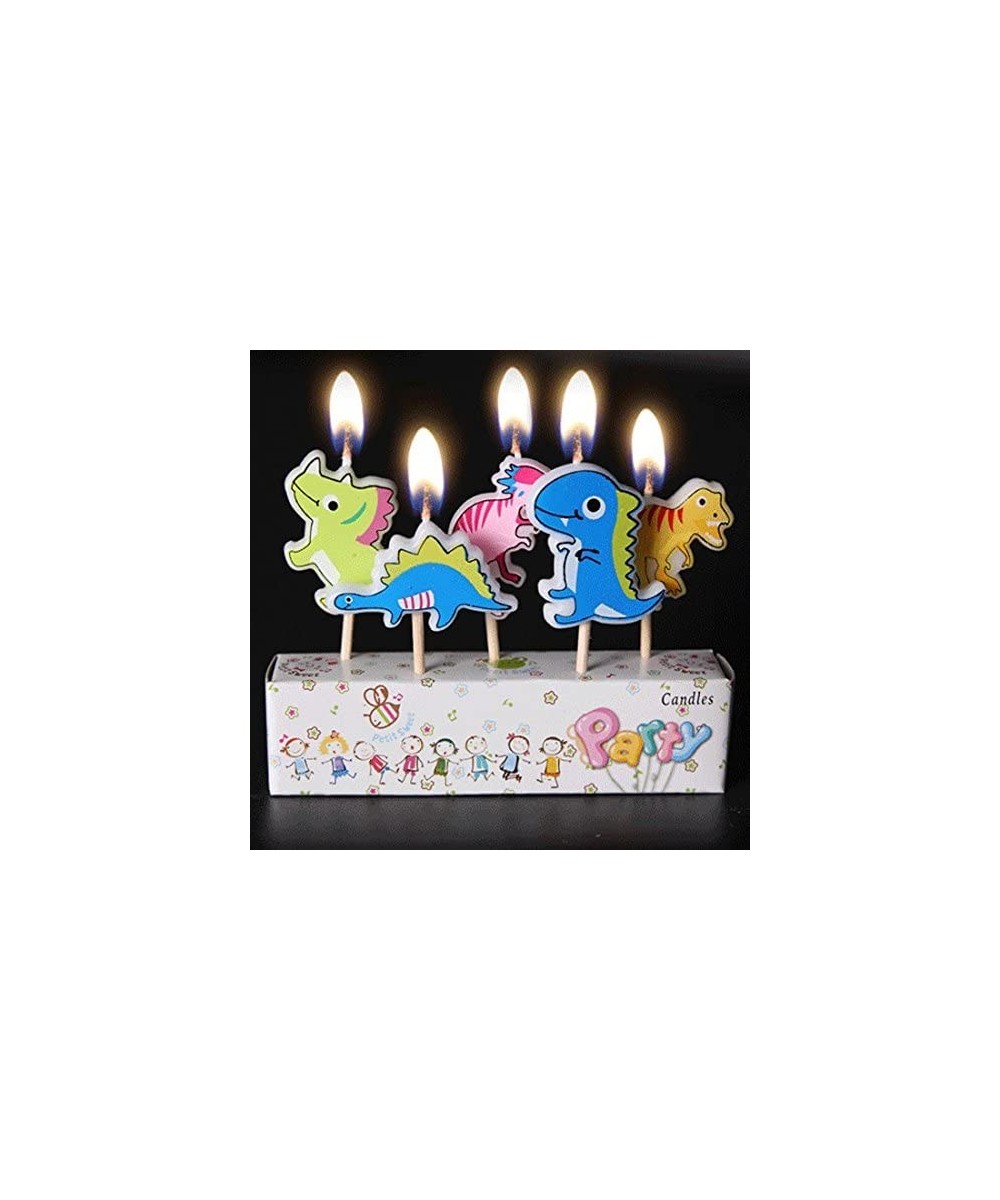 Birthday Candles Kids Child Boys Girls Cute Cartoon Animals Novel Candles Cake Cupcake Candles-dinosaur - Dinosaur - CE12BZ04...