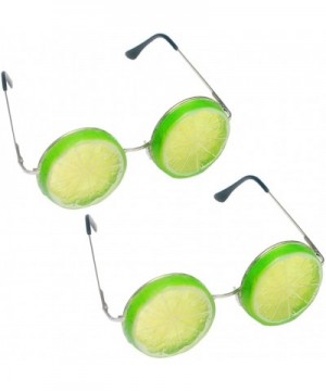 2PCS Creative Unisex Lemon Shaped Eyeglasses Photography Props for Outdoor/Indoor Wedding Photography (2PCS Green Lemon) - 2P...