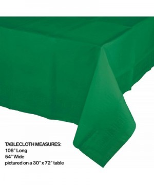 Emerald Green Paper Tablecloths- 3 ct - CR18NRCKCEX $12.07 Tablecovers