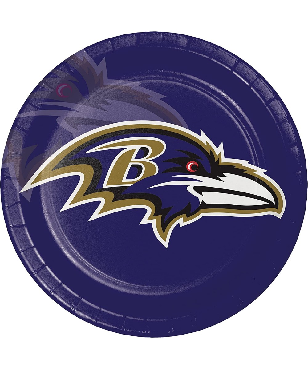 Baltimore Ravens Paper Plates- 24 ct - CS180LUW2KD $12.50 Tableware