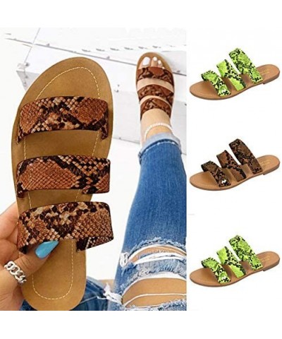 Sandals for Women Wide Width-Women's 2020 Comfy Platform Sandal Shoes Summer Beach Travel Fashion Slipper Flip Flops - Green ...