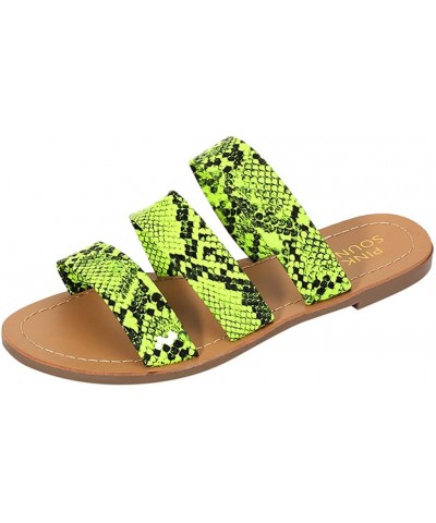 Sandals for Women Wide Width-Women's 2020 Comfy Platform Sandal Shoes Summer Beach Travel Fashion Slipper Flip Flops - Green ...