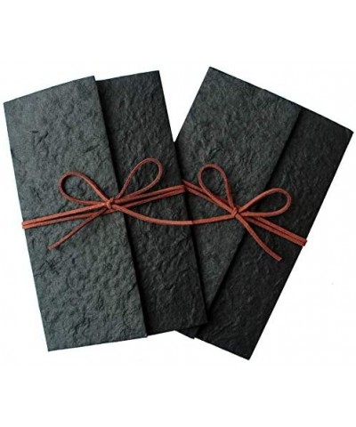Vintage Black Wedding Invitations with Envelopes Rustic Invitations for Unique Wedding Theme Envelopes Included Super Quality...