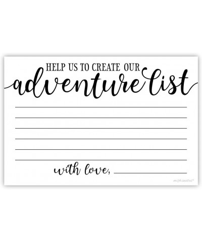 50 Our Adventure List Suggestion Cards for Bride and Groom - Wedding- Engagement Party or Bridal Shower - CW18YC7AY49 $8.76 P...