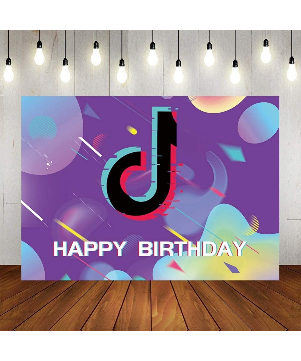 Music Party Decorations 7x5FT Photo Backdrop Artistic Music Themed Birthday Party Supplies Bedroom Wall Tapestry Blanket Home...