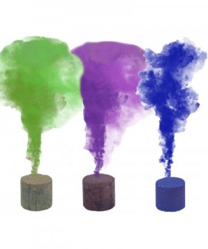 Colored Smoke_Cakes for Photography- Colorful Fog Effect Maker Stage Show Photography Film Background - 3 Pack - Purple/Green...