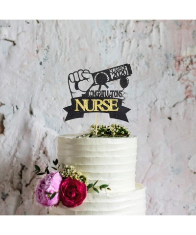 2020 Graduation Nurse Cake Topper - Medical Science High School/College Graduate Congratulations Cake Decorations-Congrats RN...