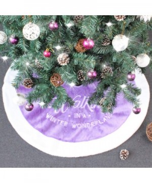 Christmas Tree Skirt Plush Ornaments Decorations Xmas Decor for Holiday Party Home - 3 - CN18U58LT4G $18.08 Tree Skirts
