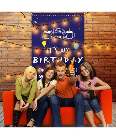 Quarantine Theme Birthday Party Decoration Door Banner Backdrop - Blue - CD19IILG4O4 $5.70 Banners