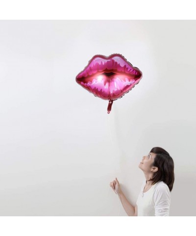 2Pcs Kiss Lips Balloons Aluminum Balloons Big Red Lips Balloons Romantic Party Balloons for Valentine's Day Wedding Propose M...