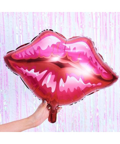 2Pcs Kiss Lips Balloons Aluminum Balloons Big Red Lips Balloons Romantic Party Balloons for Valentine's Day Wedding Propose M...