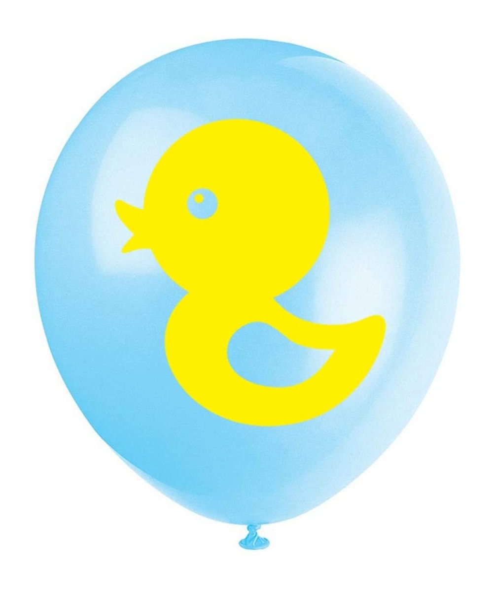 Blue Yellow Duck Baby Shower Or Birthday Party Latex Balloons- 16-Pack 12inch Boy or Girl Rubber Duck Themed Party Decoration...