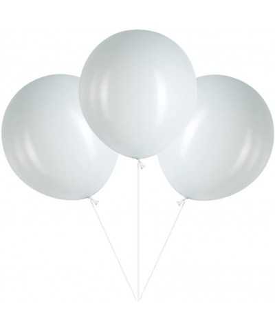 18" White Big Balloons Round Latex Helium Balloons for Party Decoration- Pack of 24 - 18" White 24 Pcs - CV18CN6D5SM $6.77 Ba...