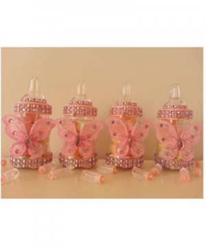Unbranded 12 Pink Fillable Butterfly Bottles Baby Shower Favors Prizes Girl Decorations - CL17Z2QGEAE $13.24 Favors