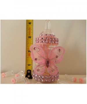 Unbranded 12 Pink Fillable Butterfly Bottles Baby Shower Favors Prizes Girl Decorations - CL17Z2QGEAE $13.24 Favors