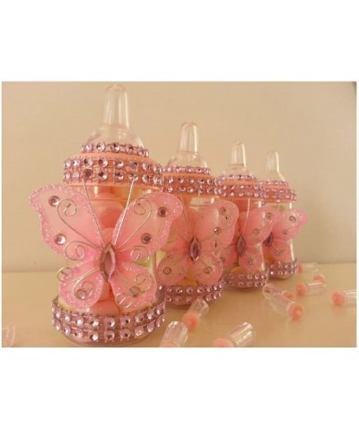 Unbranded 12 Pink Fillable Butterfly Bottles Baby Shower Favors Prizes Girl Decorations - CL17Z2QGEAE $13.24 Favors