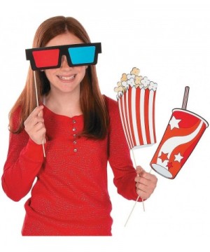 Paper Movie Night Photo Stick Props - CN11TMKYPKH $6.80 Photobooth Props