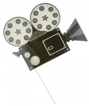 Paper Movie Night Photo Stick Props - CN11TMKYPKH $6.80 Photobooth Props