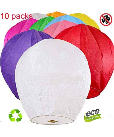 Chinese Sky Lanterns-Environmentally Friendly Paper Lanterns (Pack of 10) - CG197TL6X24 $16.20 Sky Lanterns