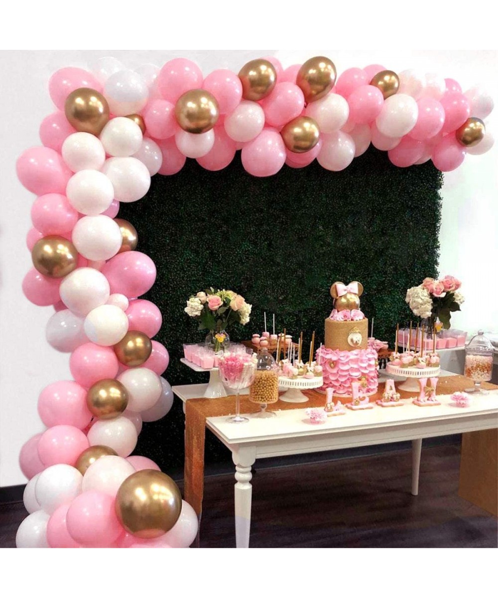 Balloon Garland Arch Kit 16Ft Long 112pcs Pink White Gold Balloons Pack for Girl Birthday Baby Shower Bachelorette Party Cent...